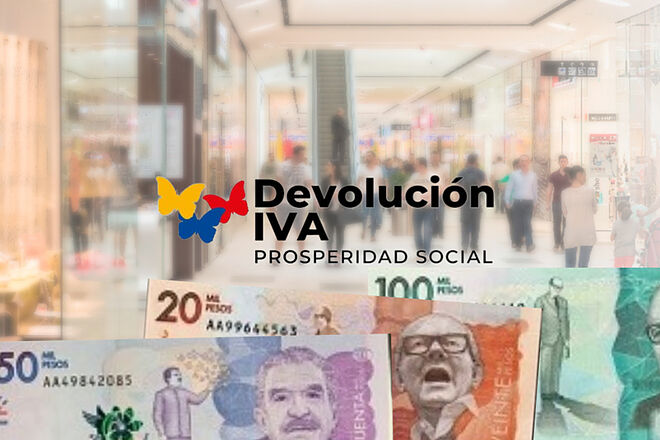 Cuánto dinero puede recibir por los pagos de 2022 y 2023 en la Devolución del IVA en Colombia