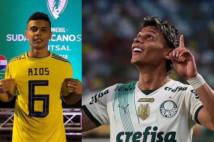 Richard Ríos, la gran sorpresa de Néstor Lorenzo en la convocatoria, pasó del futsal a brillar en fútbol once.