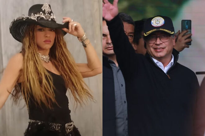 Shakira molesta porque Gustavo Petro usó canción 'El Jefe' para defender sus reformas