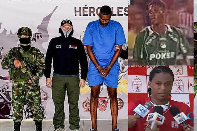Exjugador colombiano Rolan de la Cruz fue capturado y tiene pedido de extradición a Estados Unidos por narcotráfico