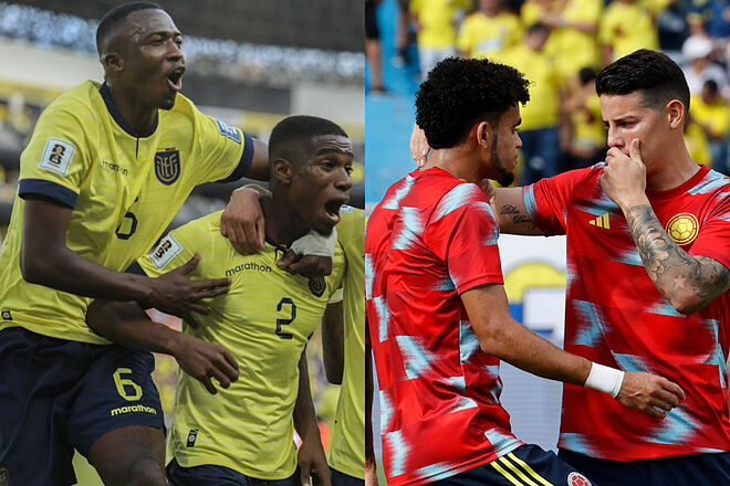 Posible alineación titular de Colombia vs. Ecuador: James Rodríguez es duda y jugarán varios suplentes