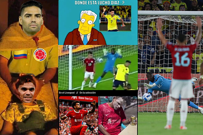 Memes del empate Ecuador vs. Colombia por Eliminatorias: Luis Díaz, Santos Borré y Falcao
