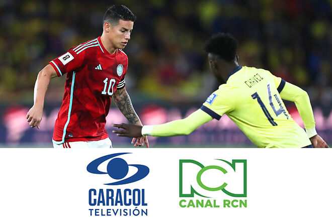 La goleada en el rating de Ecuador vs. Colombia y la cuarta fecha de Eliminatorias entre Caracol TV y Canal RCN