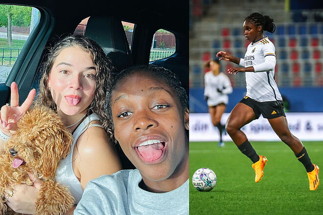 Linda Caicedo 'derrite de amor' a su novia Valeria y hace historia con Real Madrid en la Champions Femenina