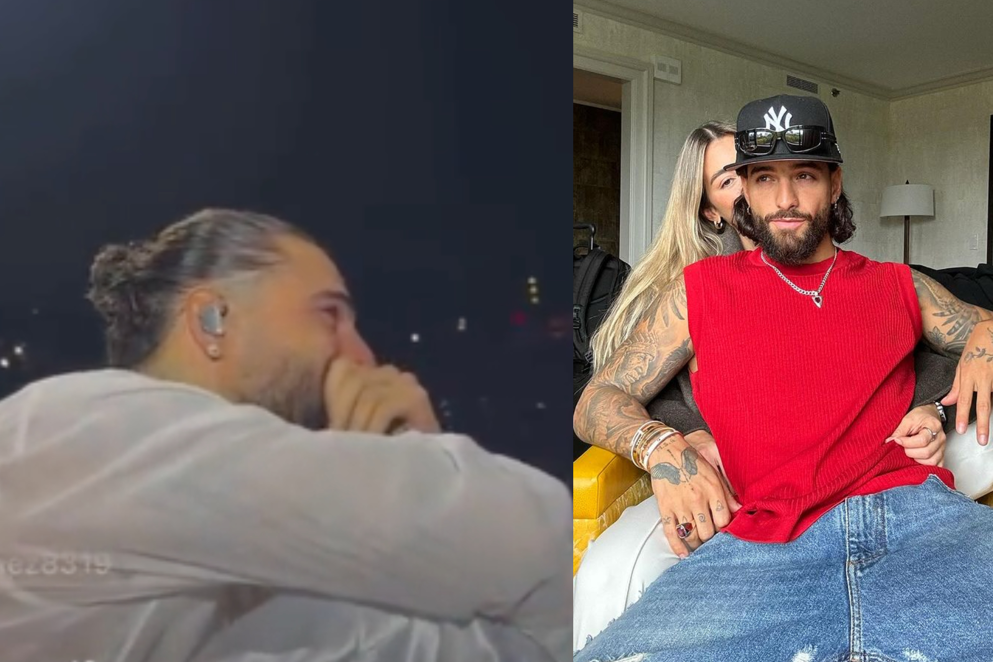 Maluma confirmó que será papá durante concierto, se puso a llorar por la llegada de su 'baby'