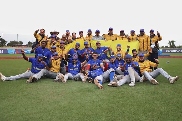La selección Colombia de béisbol logra un oro histórico en los Panamericanos 2023 de Santiago de Chile.