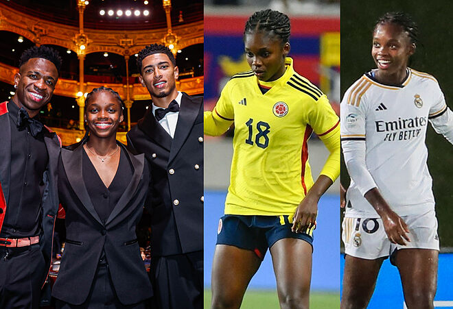 Linda Caicedo en el Balón de Oro 2023: la estrella de Colombia y Real Madrid es la novena mejor del mundo (Real Madrid, Selección Colombia, EFE)