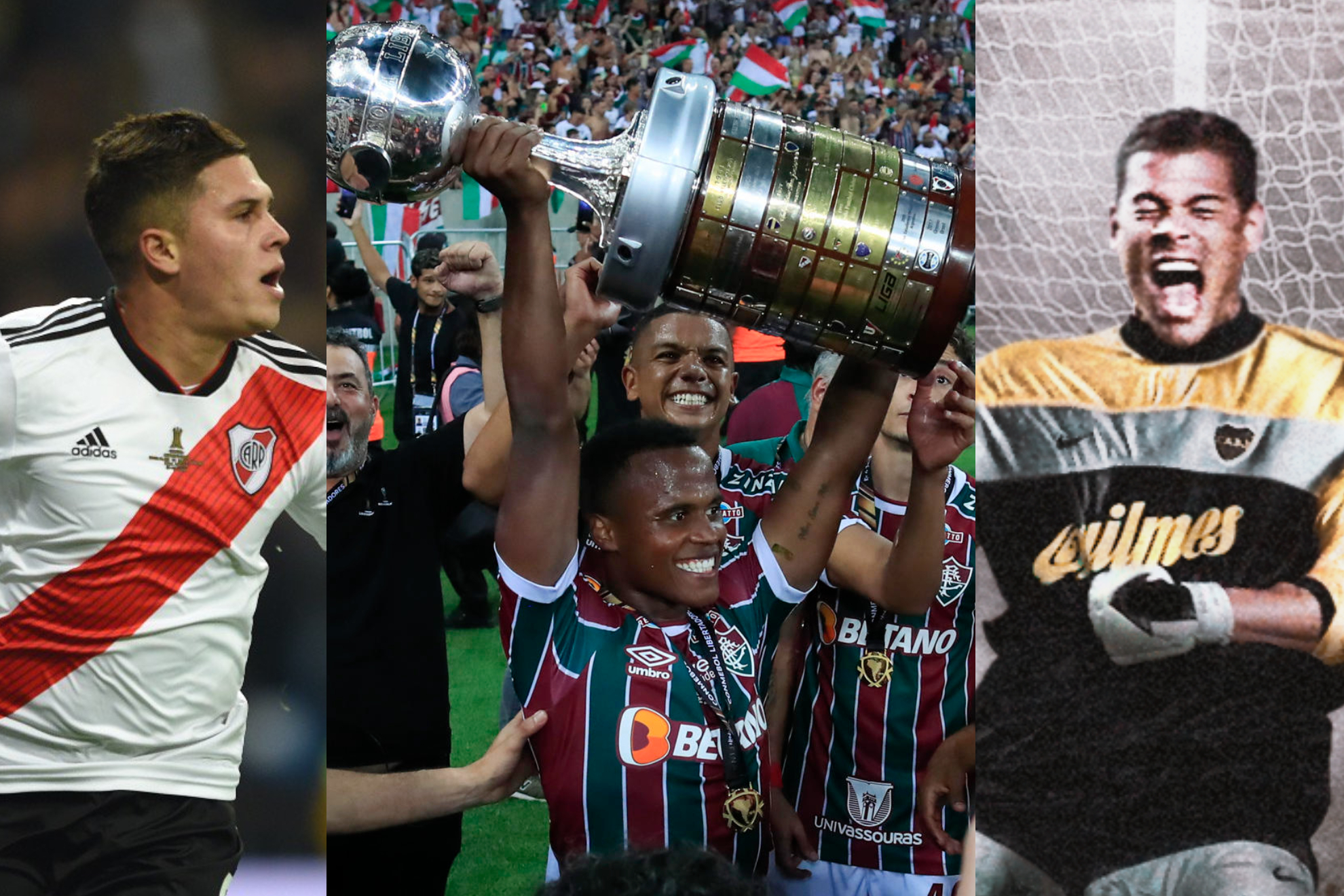 Jugadores colombianos campeones con clubes extranjeros en la Copa Libertadores ('X' River Plate - EFE - 'X' Copa Libertadores)