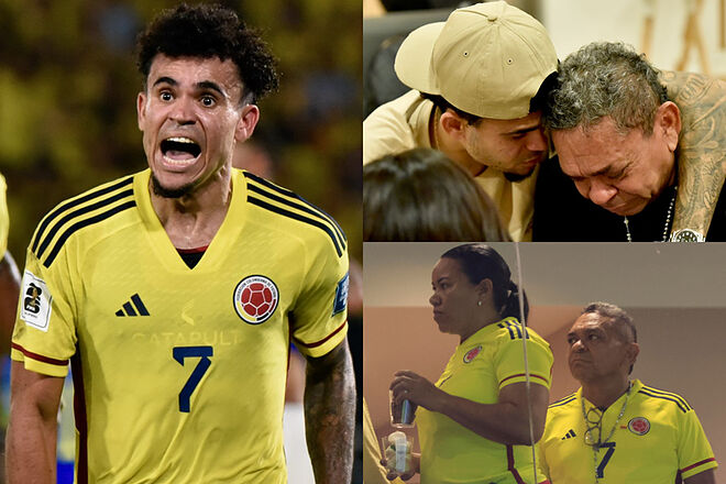 Familia de Luis Díaz se fue de Colombia y después del secuestro del papá del jugador (Selección Colombia - EFE)