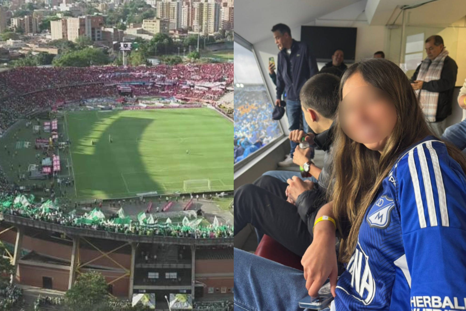 Gritos a Petro en Medellín vs. Nacional, e hija del presidente disfrutó con Millonarios vs. América (Cortesía Alcaldía Medellín - 'X' Nicolás Petro Alcocer)
