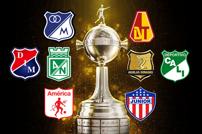 Los cupos a Copa Libertadores 2024 por Colombia (Facebook Copa Libertadores - Clubes FPC - Marca)