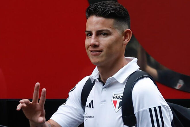 James Rodríguez abre la puerta para irse de São Paulo para 2024 (Instagram: São Paulo)