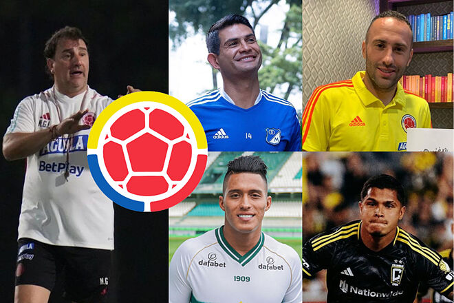 Convocados de Colombia para amistosos con Venezuela y México (Instagram: Néstor Lorenzo, Millonarios, David Ospina, Sebastián Gómez, Cucho' Hernández)