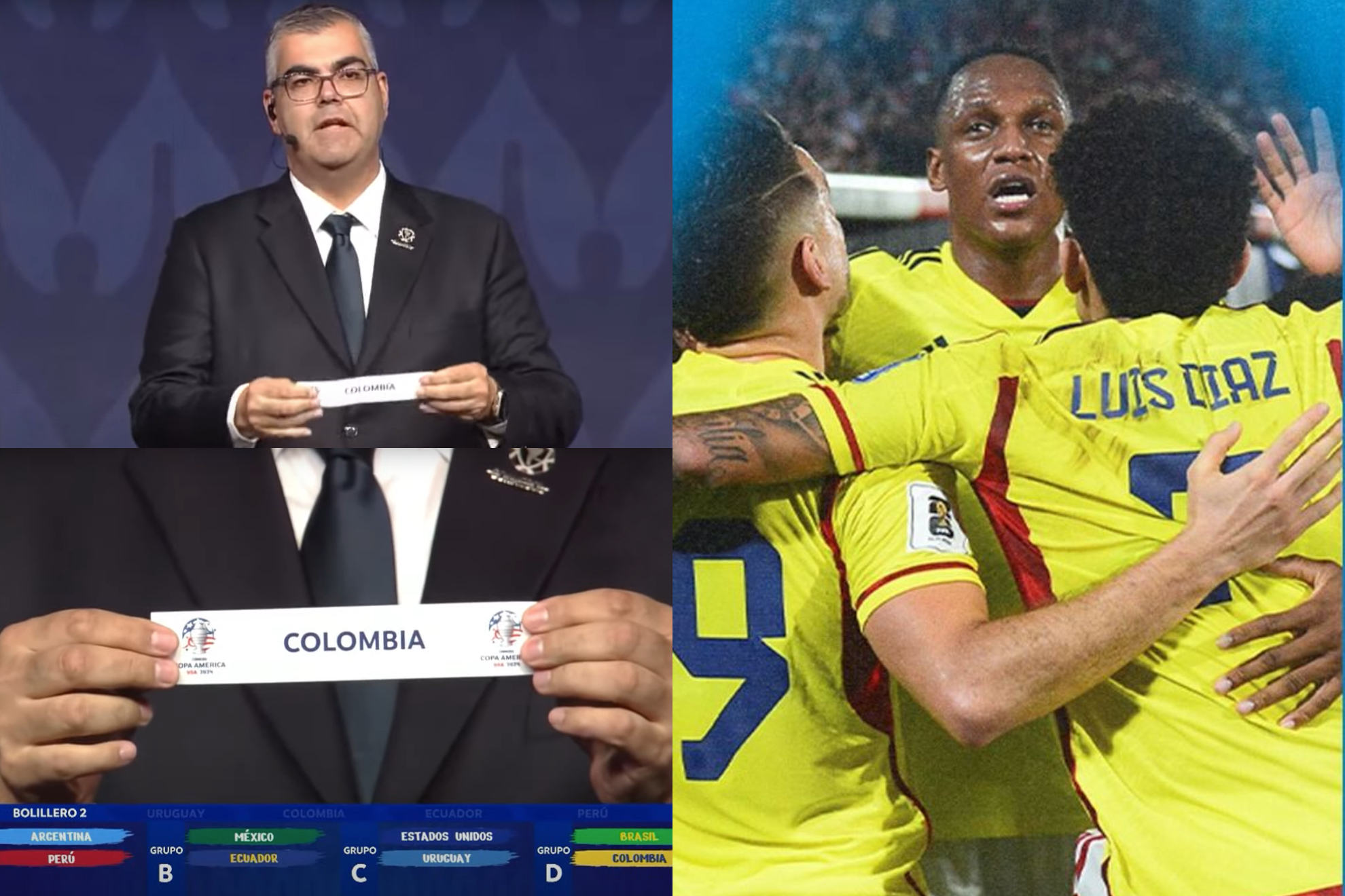 Error en el sorteo de Copa América 2024, hasta la Federación Colombiana cayó (DSports - FCF)