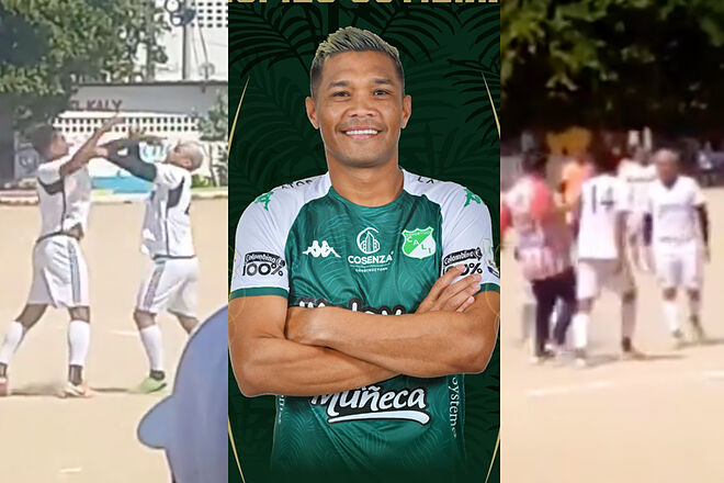 Teófilo Gutiérrez, acusado de tocamientos a una mujer, salió del Cali y pelea en la calle ('X' Hbala deportes, Nuestros Deportes - Deportivo Cali)