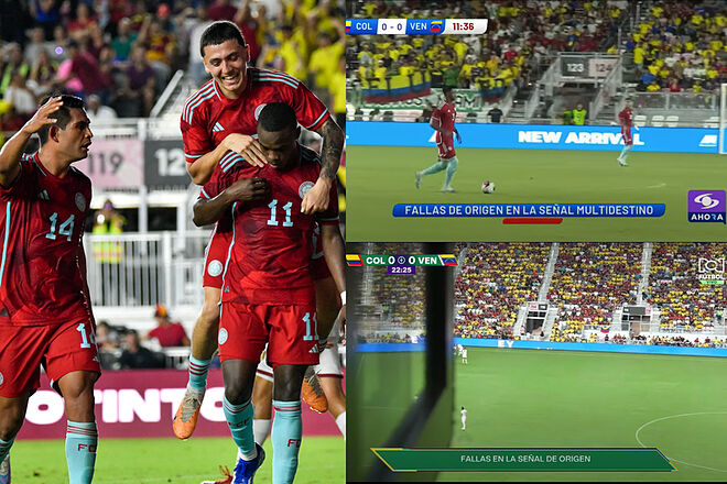 Explicación y memes por fallas en transmisión del amistoso Colombia vs. Venezuela (FCF - Caracol Tv - Canal RCN)