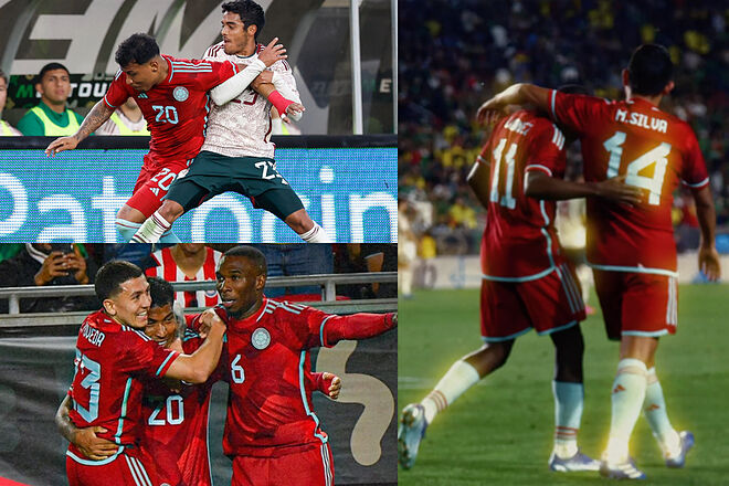 Colombia le remontó a México en partidazo lleno de golazos y emociones (EFE - FCF)