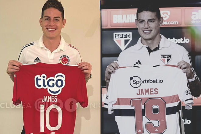 James Rodríguez y otra novela del mercado con el Junior: bombazo de humo para 2024 ('X' Junior - EFE)
