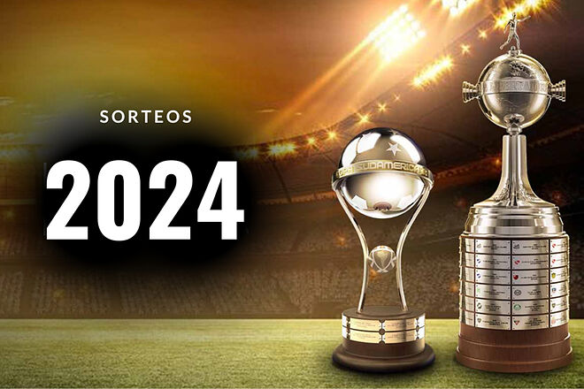 Sorteo y llaves de Copa Libertadores y Copa Sudamericana 2024 (Conmebol)