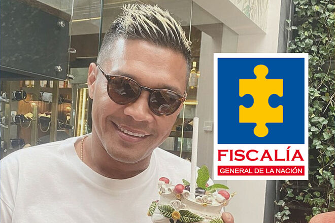 Caso de Teófilo Gutiérrez por acoso a una mujer en Ibagué (Instagram: Teofilo Gutiérrez. Fiscalía de Colombia)