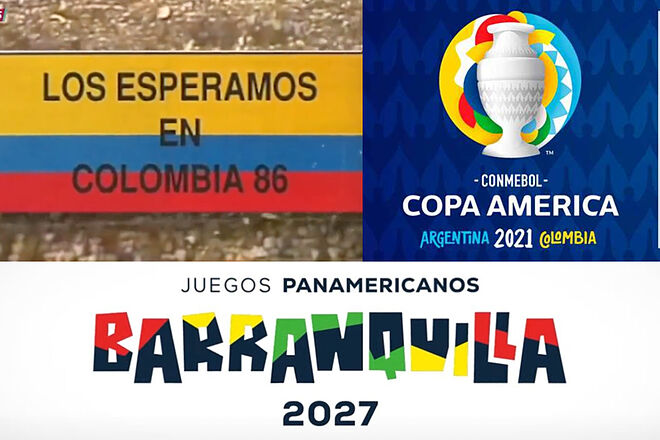 Colombia rechazó Mundial, le quitaron Copa América y perdió Juegos Panamericanos (Twitter Fox Sports, Conmebol, Alcaldía Barranquilla)