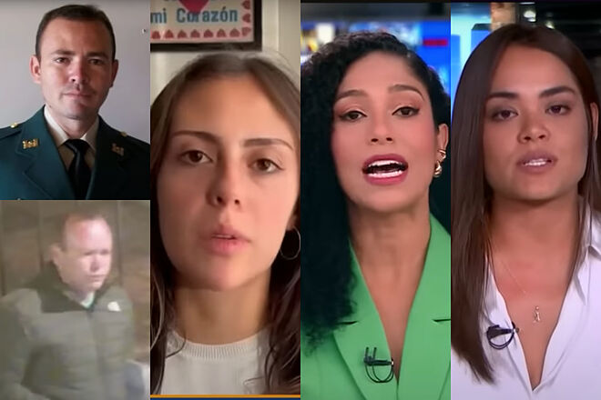 Periodistas de Caracol TV denuncias acoso sexual de un exmilitar con antecedentes