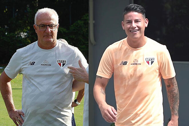 Lo que pierde y lo que gana James, ahora que queda sin técnico en São Paulo (Instagram: São Paulo)