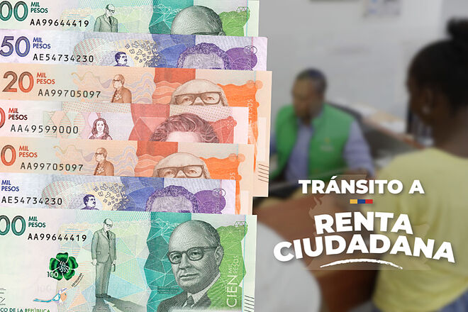 Aumenta número de familias que recibirán pagos de Renta Ciudadana Colombia en enero del 2024 (Banco de la República, DPS)