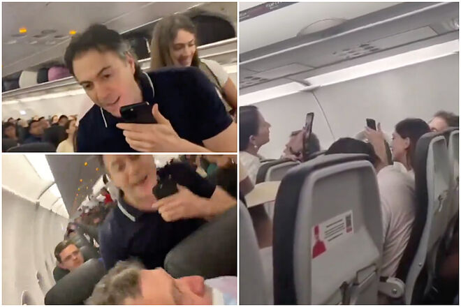 Insultos y pelea entre exalcalde de Medellín y ciudadanos en un avión ('X')