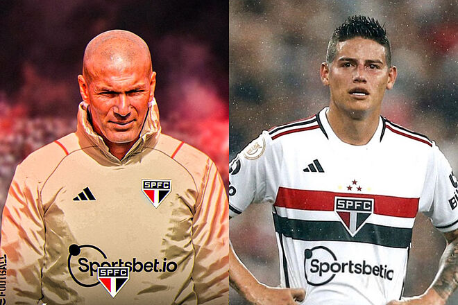 Publicación revivió pesadilla de James con Zidane, en São Paulo (Instagram: TNT Sports Brasil, Sao Paulo)
