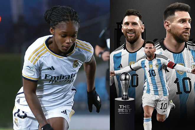 Linda Caicedo, segunda mejor del mundo en una polémica gala por Lionel Messi (EFE - FIFA)