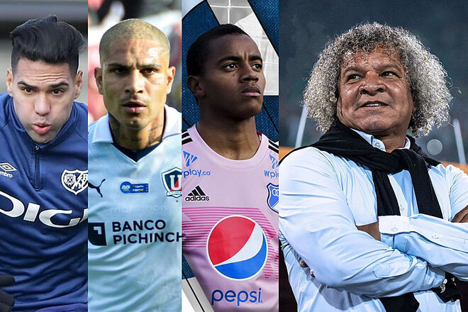 Aclaran rumores de Falcao, Guerrero y Fariñez para Millonarios en 2024 (Instagram: Rayo Vallecano, LDU de Quito, Millonarios)