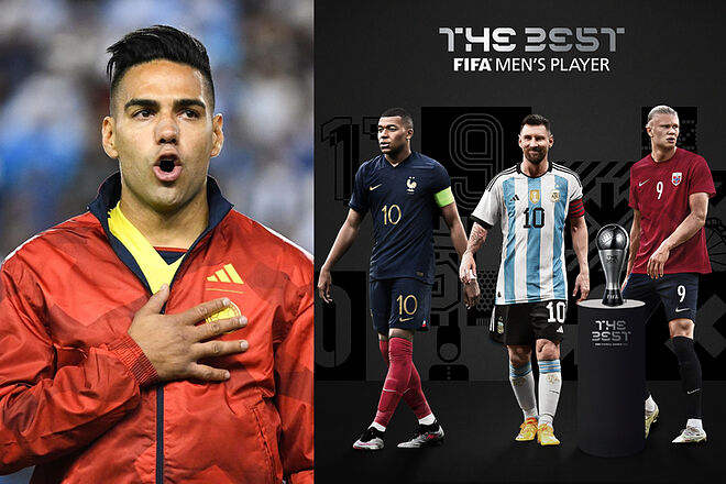 Falcao votó por Messi para los premios 'The Best' 2023 y tuvo críticas en Colombia (Instagram: Falcao García - FIFA)
