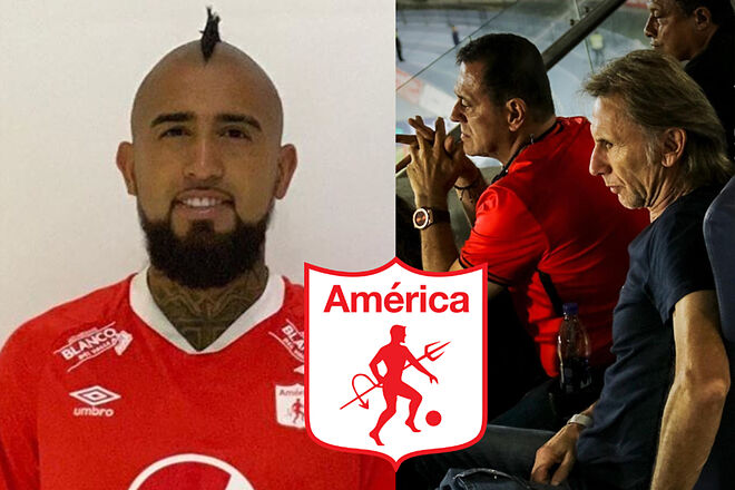 Arturo vidal no llegará al América de Cali, sacaron al técnico y van por Ricardo Gareca ('X': América de Cali)