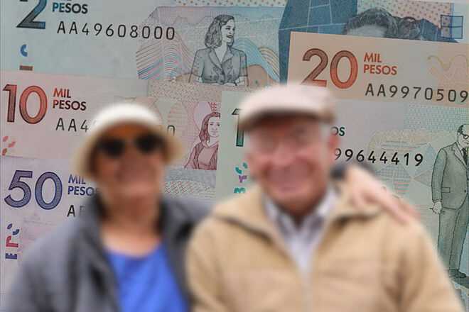 El dinero para los pensionados de Colombia en 2024 (Banco de la República - Colpensiones)