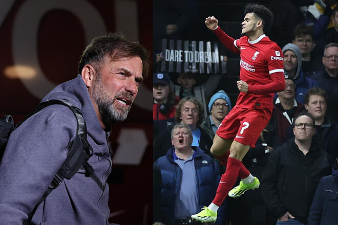 Jürgen Klop habló de Luis Díaz y su gol en Fulham vs. Liverpool por Copa de liga de Inglaterra (EFE)