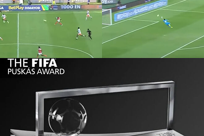 Piden Premio Puskás para el golazo de Francisco Chaverra de Santa Fe (Win Sports - FIFA)