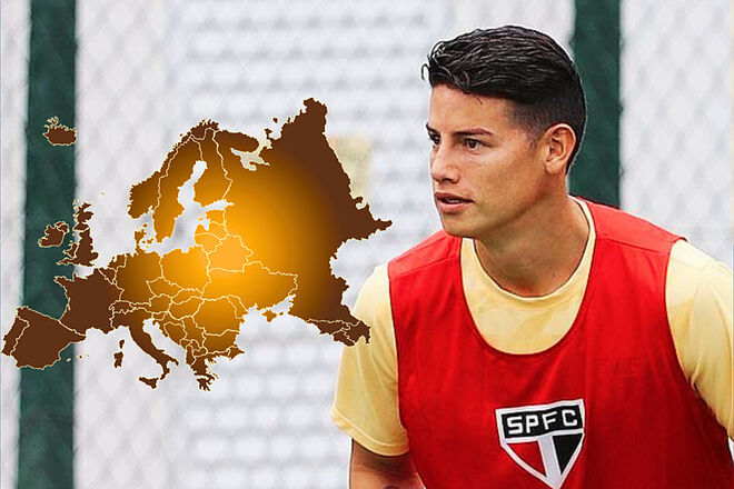 James Rodríguez podría volver a Europa del São Paulo de brasil (Archivo - Instagram São Paulo - Marca)