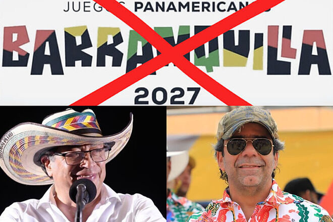 Gustavo Petro y Alejandro Char señalan a panam Sports y piden dinero de los Panamericanos (Alcaldía Barranquilla - Instagram)