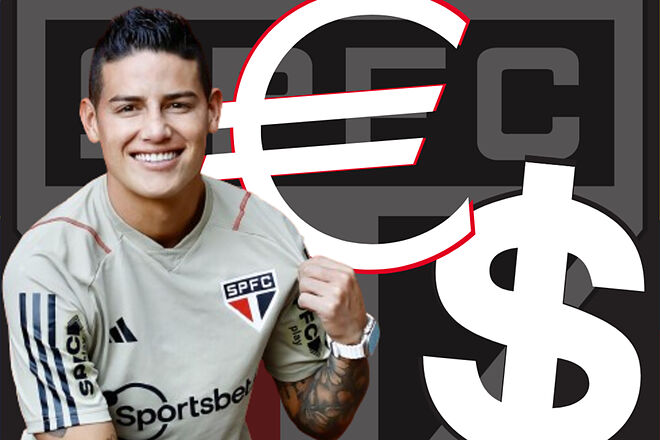 Millones por la salida de James Rodríguez del São Paulo (São Paulo - Marca)