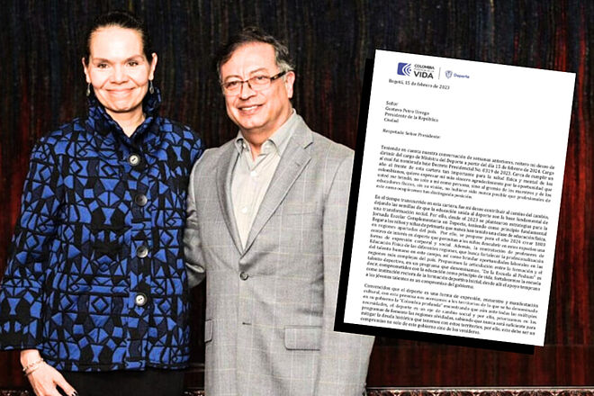 Renuncia de ministra del Deporte de Colombia sin mencionar pérdida de los Panamericanos (Presidencia de Colombia - Ministerio del Deporte)