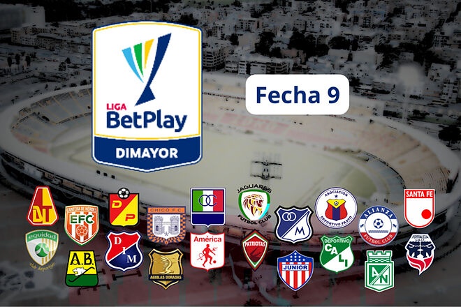 Posiciones Liga BetPlay 1-2024 - fecha 9 (Alcaldía Bogotá - Clubes FPC - Liga BetPlay)