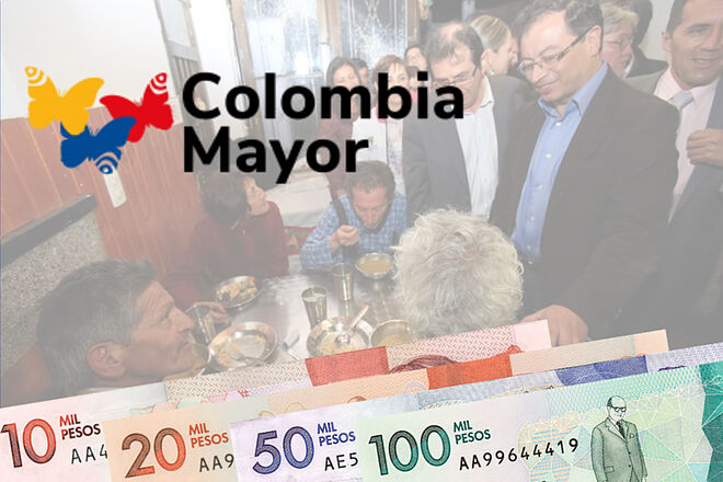 Cambio en dineros para Colombia Mayor en 2024 desde 80 años (Alcaldía Bogotá - Banco de la República - DPS)