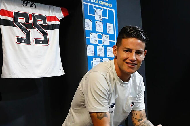 Thiago Carpini dice por qué James Rodríguez no juega tanto en Sao Paulo (Instagram: São Paulo)