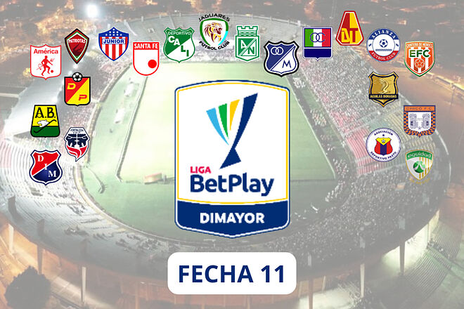 Partidos y posiciones Liga BetPlay 1-2024 - fecha 11 (Gobernación del Tolima - Clubes FPC - Liga BetPlay)