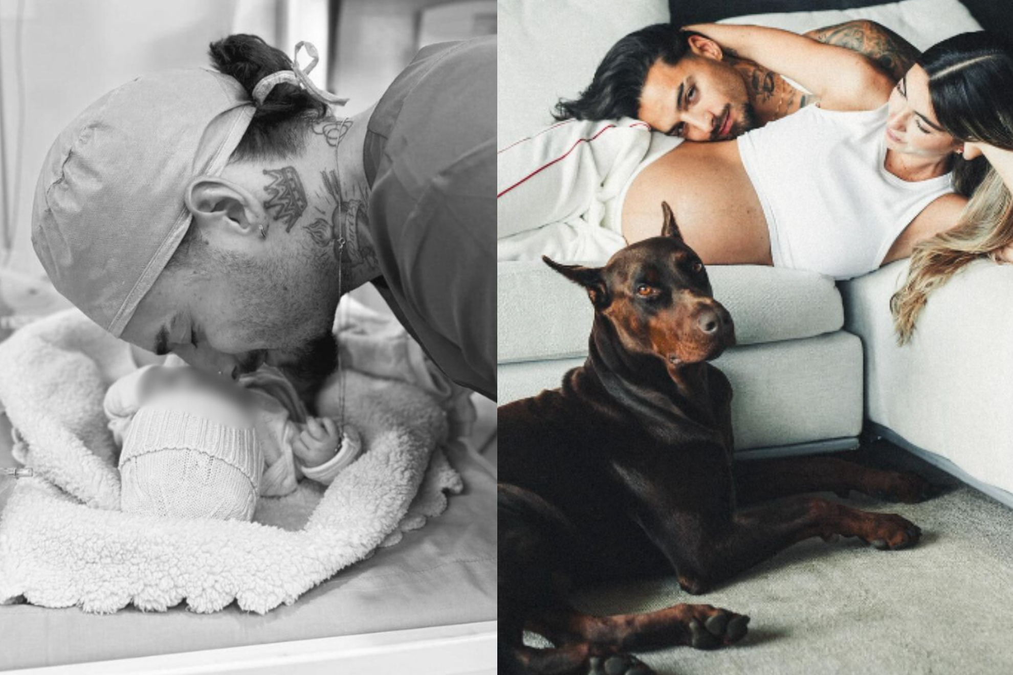 Nacimiento de París, la hija de Maluma, y quejas por supuesta petición de su equipo de seguridad (Instagram: Maluma - 'X')