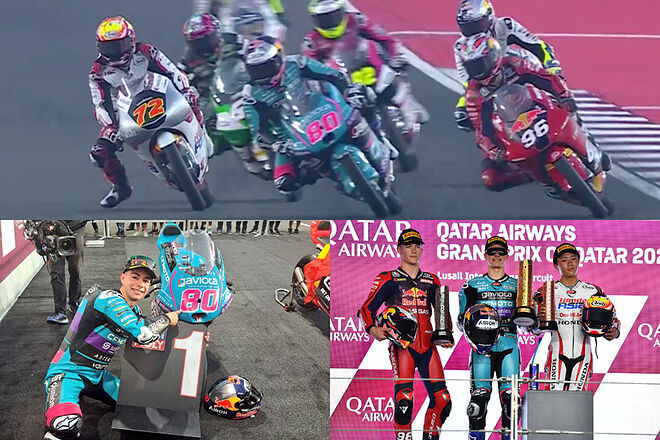 Primera victoria de David Alonso Gómez en Moto3 del 2024 ('X': Moto GP, Aspar Team - EFE)