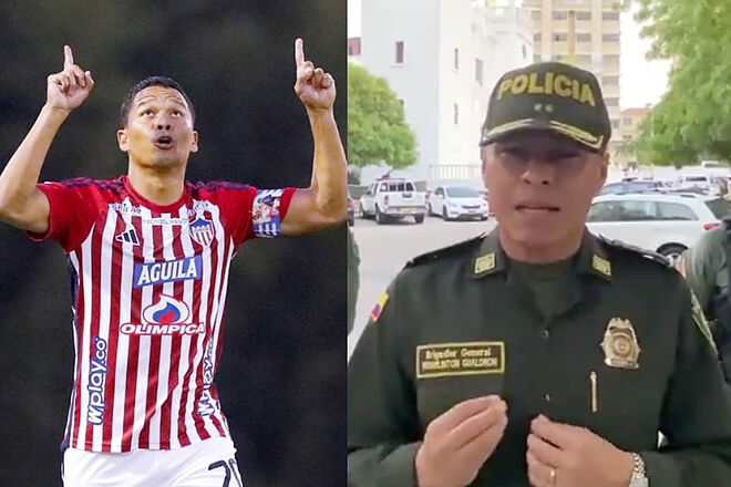 Policía revela el intento de extorsión a Carlos Bacca en Colombia (Instagram: Dimayor - Policía Nacional)