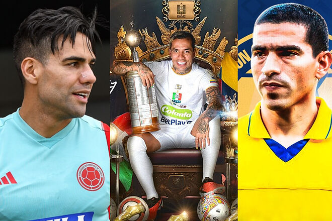 Dayro Moreno es goleador de Liga de Colombia con 225, apunta a Falcao y Aristizábal (Onstagram: FCF, Once Caldas)