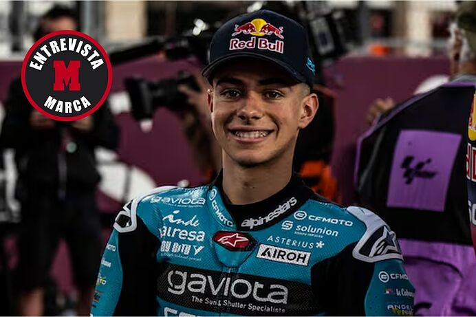 David Alonso habló con MARCA antes de su carrera en Portugal.